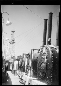 Assorted oil field shots, Southern California, 1935