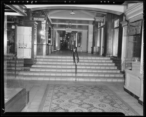 Steps at Ambassador Hotel, 3400 Wilshire Boulevard, Los Angeles, CA, 1940