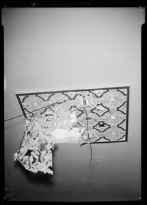 Evidence of burglary, Southern California, 1935