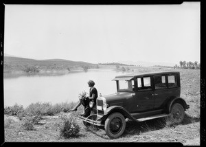 Chevrolet at Mockingbird Lake, Southern California, 1926