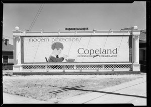 Highway display signs, Southern California, 1927