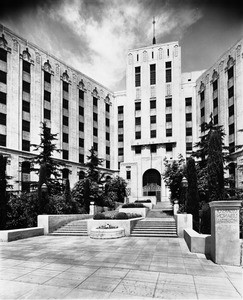 Cedars of Lebanon Hospital on Fountain Avenue in Hollywood / Los Feliz section of Los Angeles