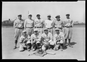 L.A. Creamery baseball team, Southern California, 1925