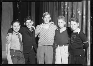 Presentation of awards in photo contest at Ritz Theatre, Los Angeles, CA, 1932