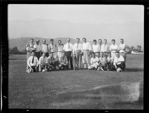 Annual picnic of Southern California Milk Dealers' Association at Flintridge, La Cañada Flintridge, CA, 1929