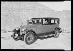 Tanner motor cars at Beaudy garage, Southern California, 1926