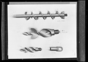 Hydrauger bits, Southern California, 1932