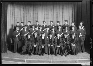 Graduating class, Los Angeles School of Optometry, Southern California, 1926