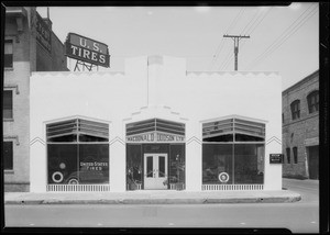 Front of building, Southern California, 1934