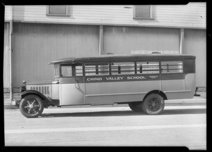 School buses, Southern California, 1931