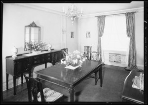 Apartment interiors, The Town House, 639 South Commonwealth Avenue, Los Angeles, CA, 1933