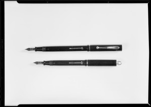 Fountain pens, Security First National bank, Southern California, 1930