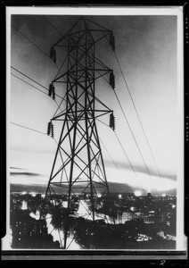 Day & night composites of city, Southern California, 1932