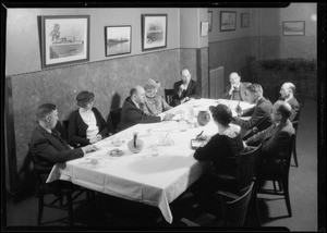 Luncheon caucus, Southern California, 1935