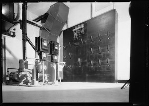 Installation in new Los Angeles theater, Diamond E. Electric, Los Angeles, CA, 1931