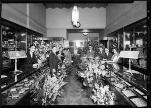 Opening night at new store, 632 South Broadway, Los Angeles, CA, 1929