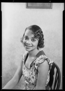 Woman for cosmetic ads, Southern California, 1931