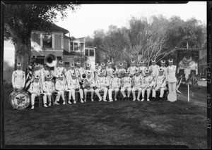 Greater Los Angeles Moose Lodge band, Southern California, 1928