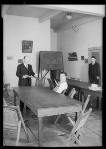 J. K. Rosenkrang for composite with instructors, Southern California, 1930