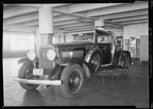 La Salle coupe, Southern California, 1932