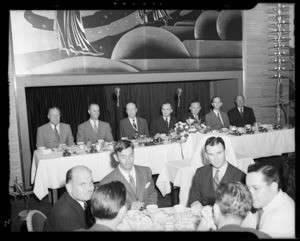 Banquet at Mayfair Hotel, 1256 West 7th Street, Los Angeles, CA, 1940