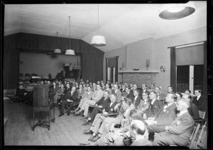 Orpheus club and radio, Southern California, 1928