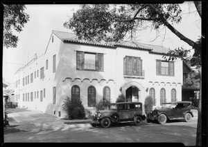 Apartment houses, 707 West 74th Street, 423 West 50th Street, 437 West 50th Street, Los Angeles, CA, 1929