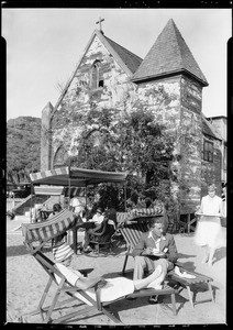 Tea room at Castellammare, Los Angeles, CA, 1926