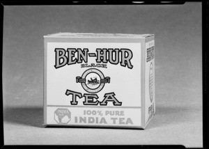 Tea package, Ben-Hur, Southern California, 1931