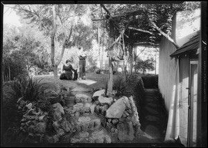 His home, Gerald Bentnett, Southern California, 1932