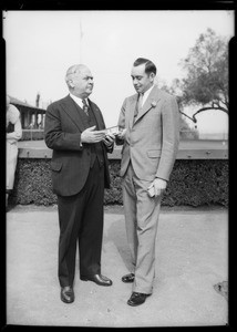 Installation of Paul D. House as new president, Southern California, 1932