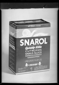 Box of Snarol, Antrol Laboratories Incorporated, Southern California, 1931