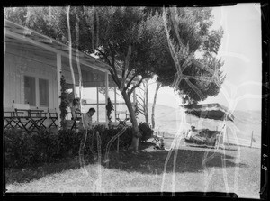 Retired businessman at ranch, golf course, etc., Southern California, 1935