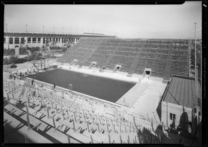 Opening of Olympic pool, Los Angeles, CA, 1932