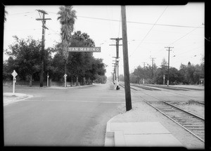 Intersection, San Marino, CA, 1932