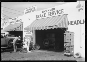 Johnson's Automotive Service, Pasadena, CA, 1934