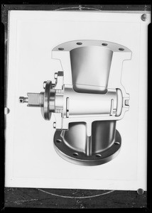 Cut away section of valve, Southern California, 1931