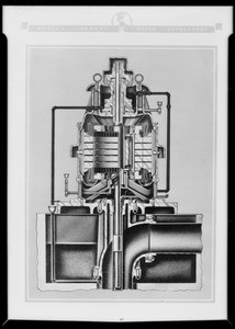 Cross section of pump, Southern California, 1931