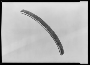 Piece of bent steel, Blackor Co., Southern California, 1930