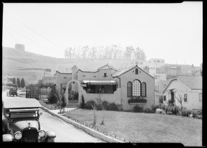 Houses in Highland Park Villa tract, Los Angeles, CA, 1925