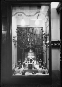 Perfume window, Southern California, 1925