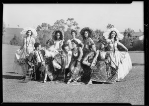 Mexican dancers for Rose Bowl festival, Southern California, 1932