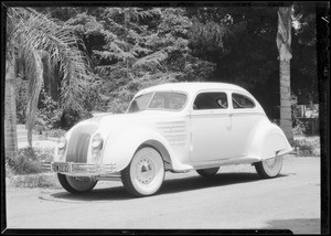 Airflow Chrysler on Vogue tires, Southern California, 1934