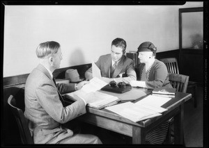 University and Jefferson branch, Security-First National Bank, Jefferson Boulevard and University Avenue, Los Angeles, CA, 1932