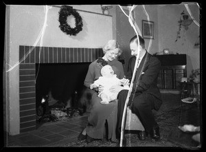 Christmas card, Southern California, 1935