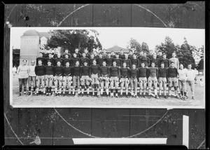 Football team, University of Southern California, Southern California, 1931