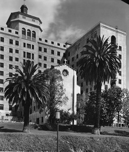 Saint Vincent's Hospital in Westlake on West Third Street between Grand View Street and Alvarado Street