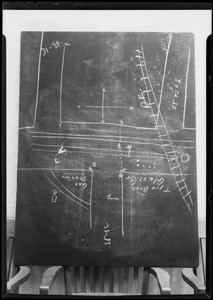 Blackboard, Department 10, Municipal Court, Southern California, 1931