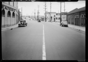 Intersection, North Spring Street and Wilhardt Street, Los Angeles, CA, 1934