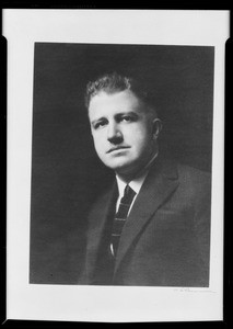 Portrait of Mr. Rieber, Southern California, 1930